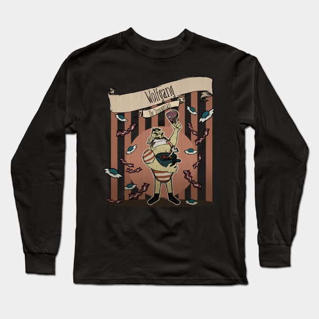 Don't Starve-Wolfgang Long Sleeve T-Shirt by Visual_Discord